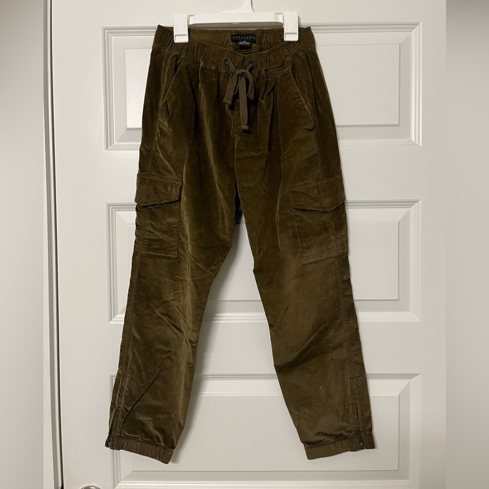 Sanctuary from Anthropologies Women’s Suede Green Cargo Pants